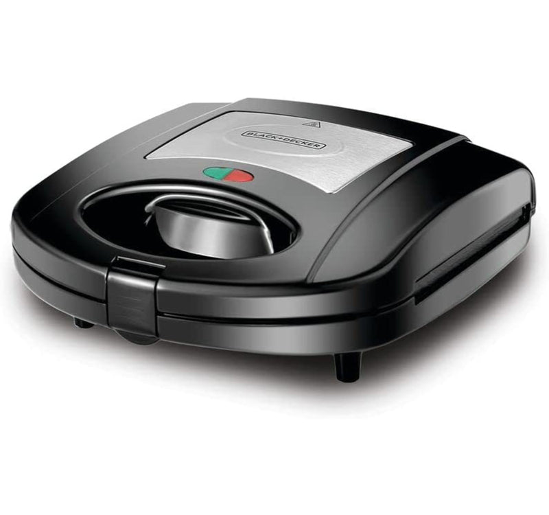 صانعة الساندويتشات 2 في 1 من بلاك + ديكر، 780 واط، أسود، TS2120-B5