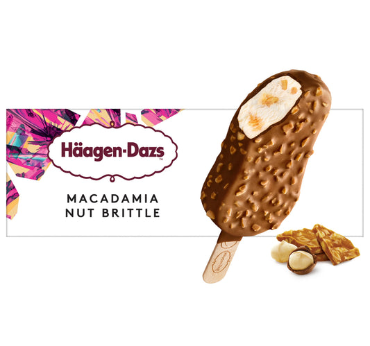 Haagen-Dazs Macadamia Nut Brittle Ice Cream Stick 80 ml
