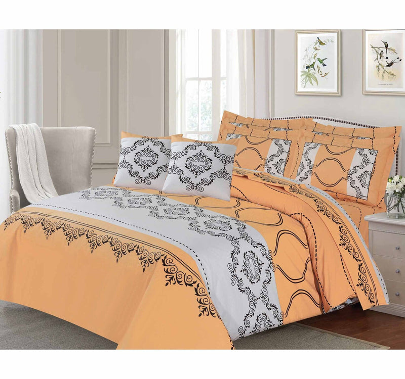 Barbarella Cotton Fitted Sheet Queen (150x200+25cm) 3pcs Set 144TC Renio