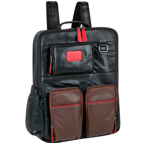 Cortigiani Leather Backpack 43cm Assorted