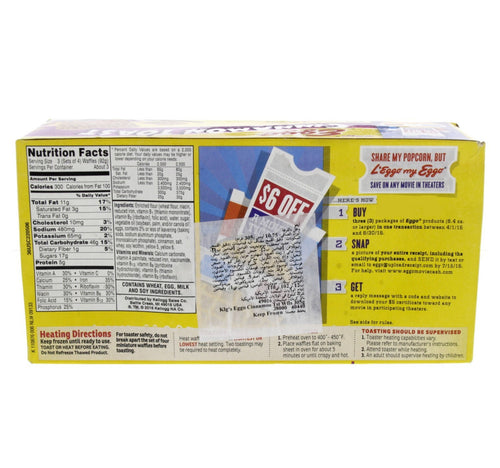 Kellogg's Eggo Cinnamon Toast 305 g