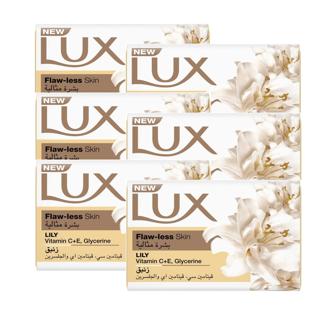 Lux Soap Flawless Lily Value Pack 6 x 170 g