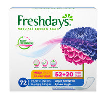 Sanita Freshdays Daily Comfort Long Panty Liners 52 pcs + 20pcs