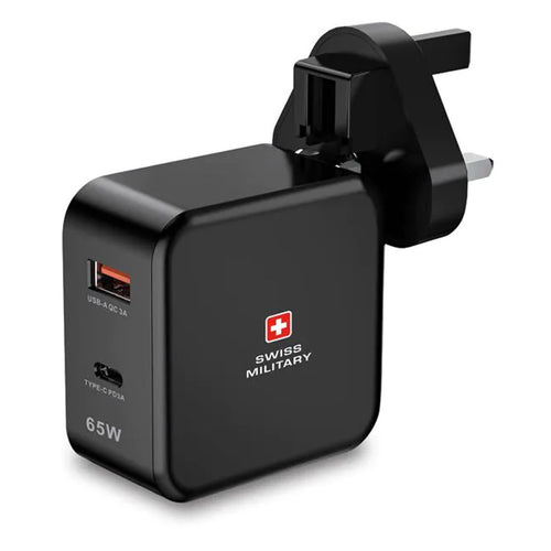 SM USB+TypC PD-Adaptr PH65W Bk