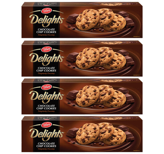 Tiffany Delights Chocolate Chip Cookies 4 x 90 g