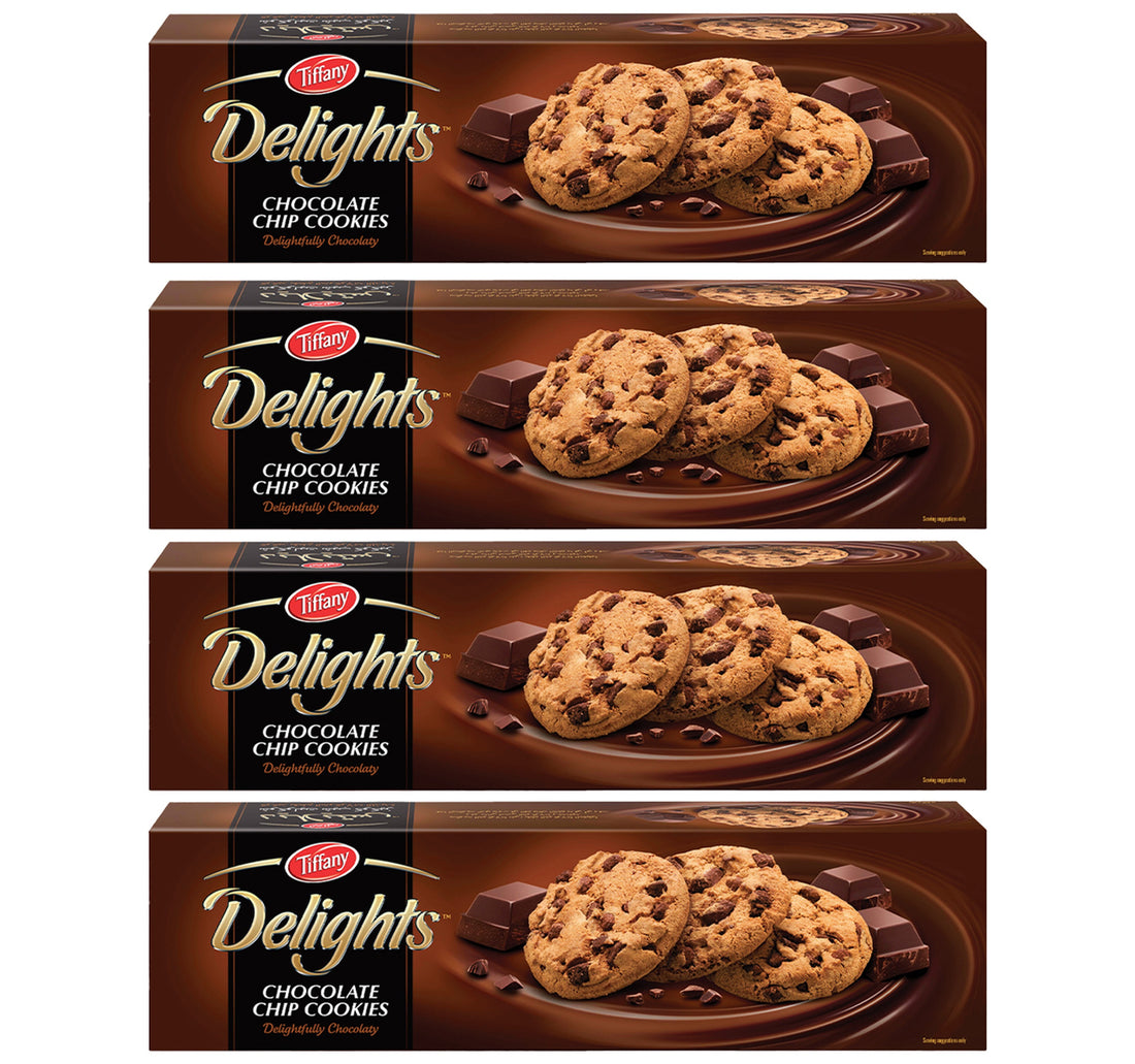 Tiffany Delights Chocolate Chip Cookies 4 x 90 g