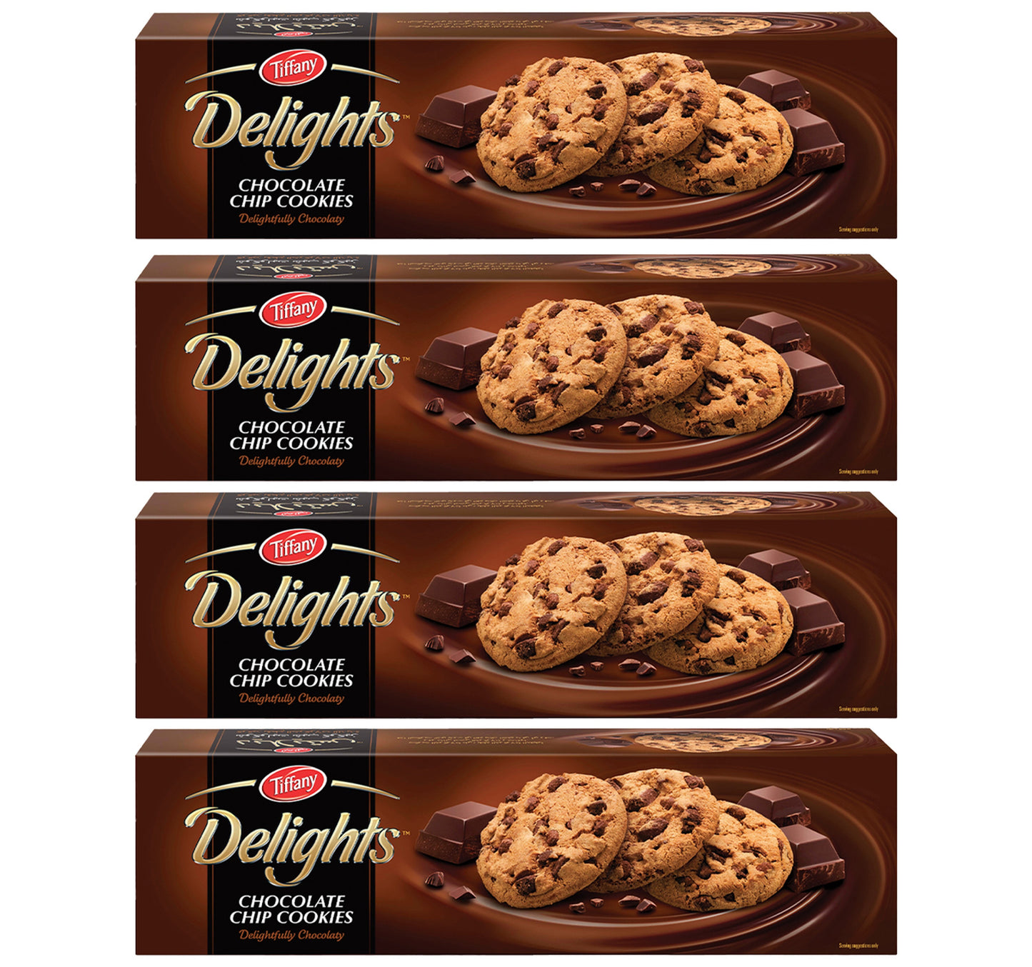 Tiffany Delights Chocolate Chip Cookies 4 x 90 g