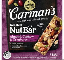 Carmans Almond Cashew & Cranberry & Nut Bar 5 x 35 g