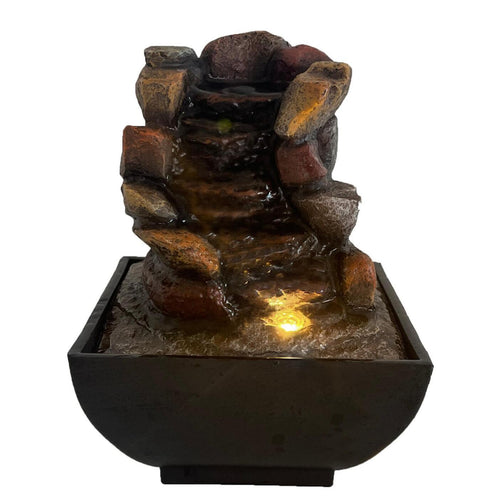 Maple Leaf Home Decorative Polyresin Water Fountain