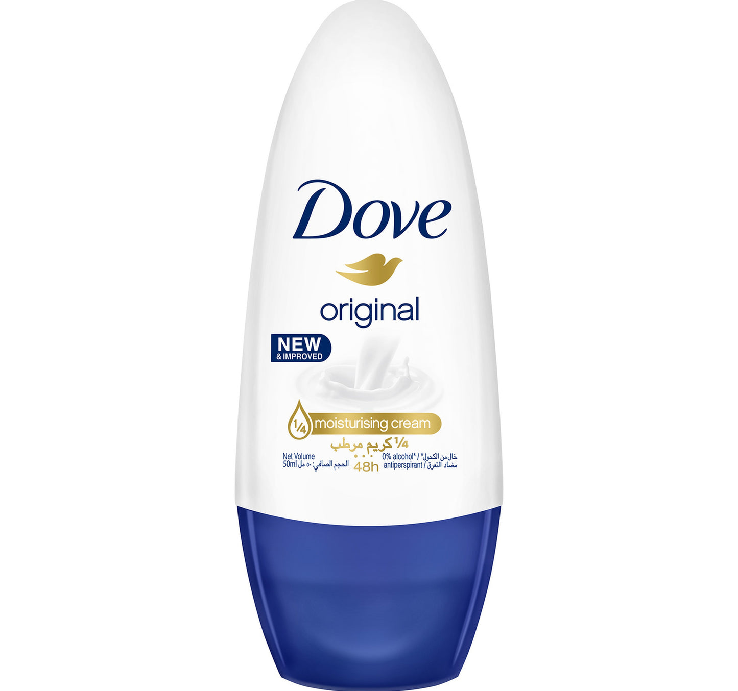 Dove Women Anti-Perspirant Deodorant Roll On Original Alcohol Free 50 ml