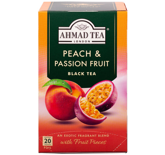 Ahmad Tea Peach & Passion Fruit Black Tea 20 Teabags