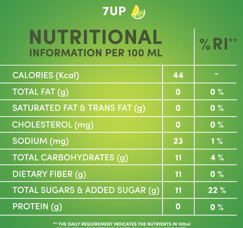 7UP Carbonated Soft Drink Can 30 x 150 ml