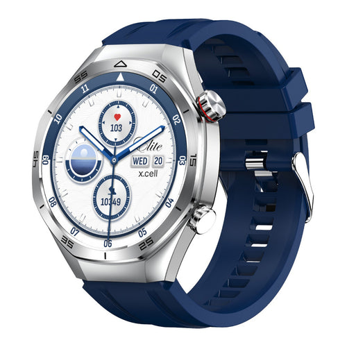X.Cell Smart Watch Elite-7 Silicone Strap Blue