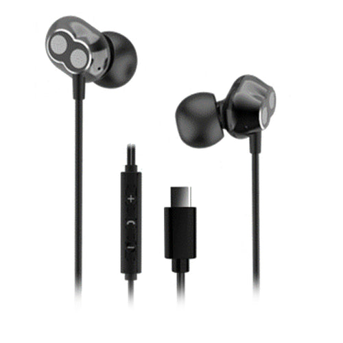 Lenovo HF160 Metal In Ear Headset Black