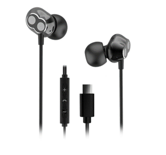 Lenovo HF160 Metal In Ear Headset Black