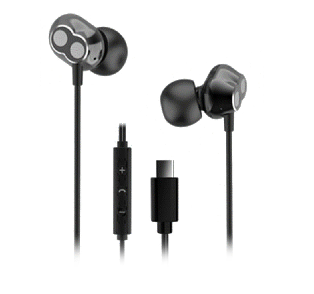 Lenovo HF160 Metal In Ear Headset Black