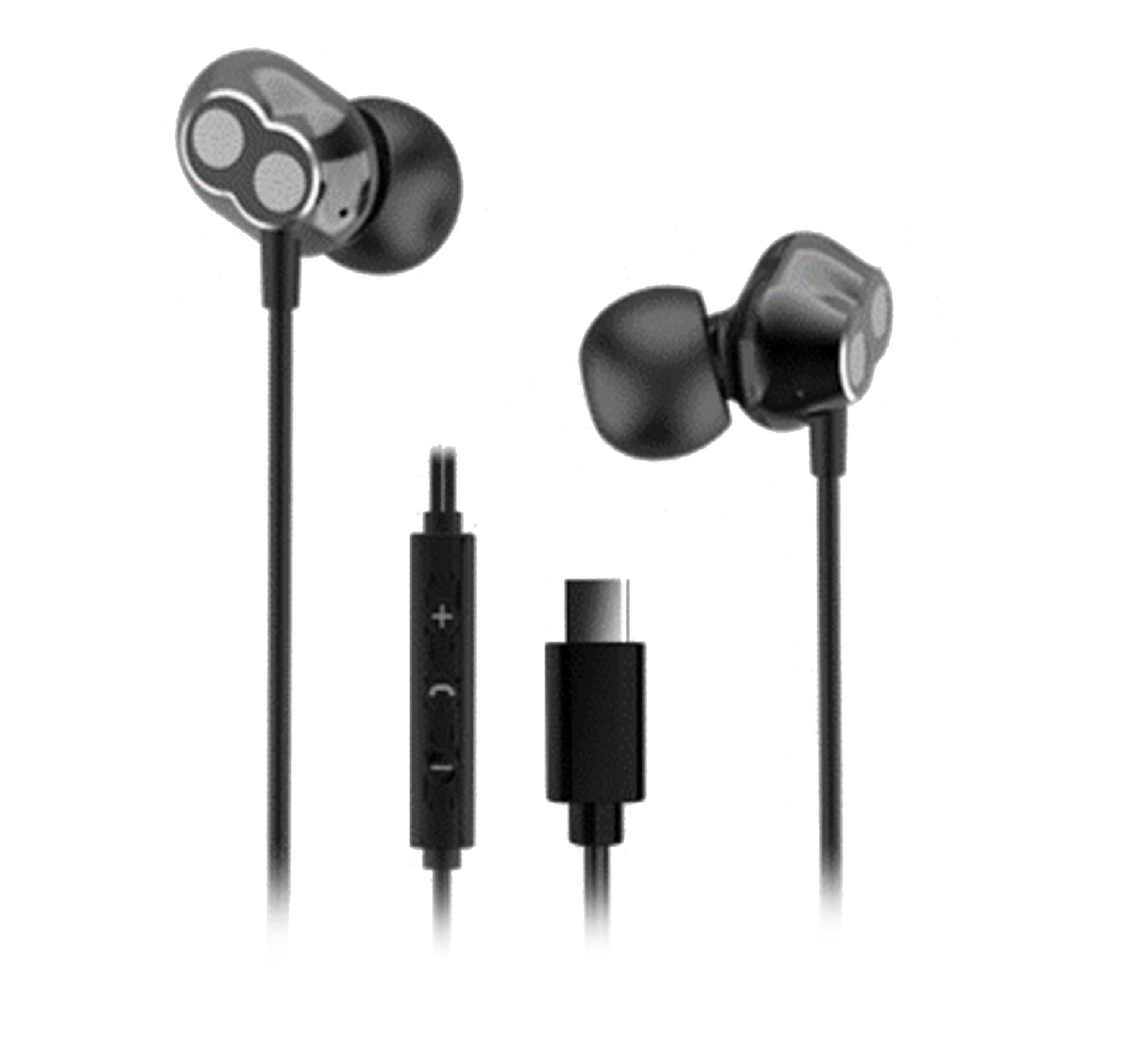 Lenovo HF160 Metal In Ear Headset Black