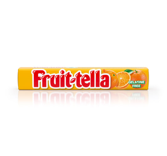 Fruit-tella Juicy Chewy Candy Sweet Orange Flavour 32.4 g