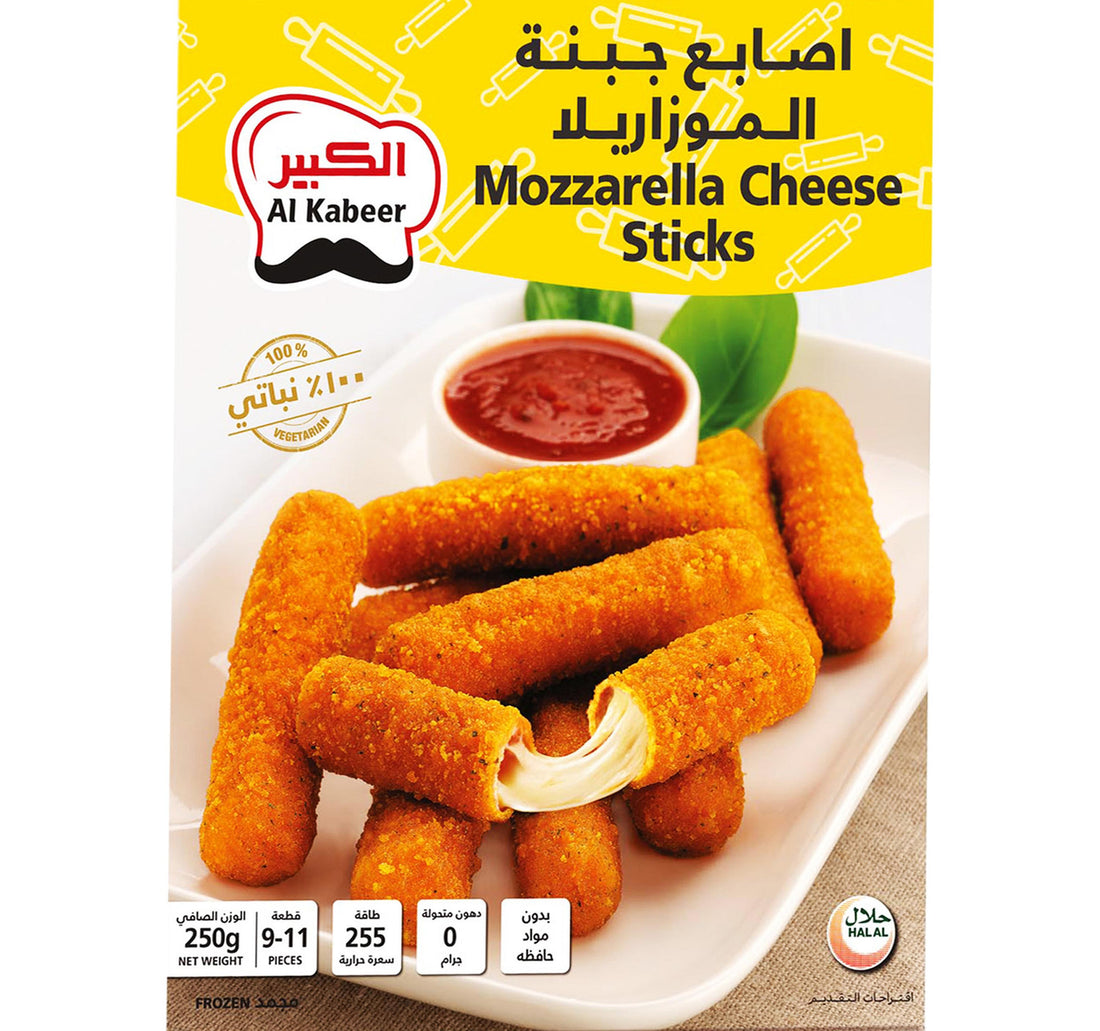 Al Kabeer Mozzarella Cheese Sticks Value Pack 2 x 250 g