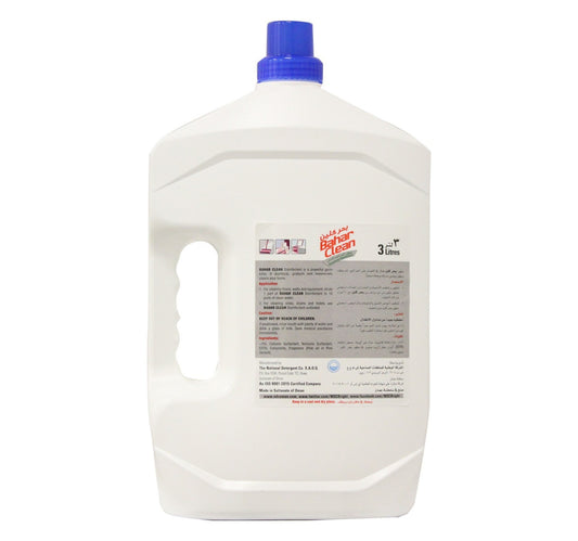 Bahar Clean Household Disinfectant Rose 3 Litres