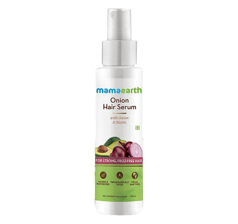 Mamaearth Onion Hair Serum with Onion & Biotin for Strong Frizz-Free Hair 100 ml