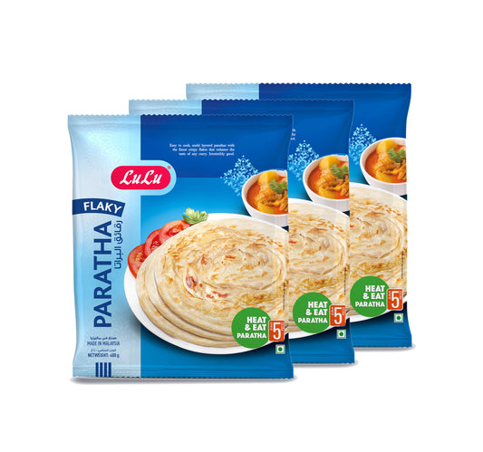 LuLu Flaky Paratha Value Pack 5 pcs 3 x 400 g