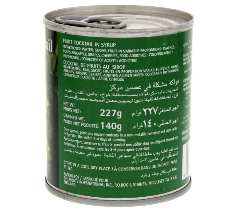 Del Monte Fruit Cocktail In Syrup 227 g