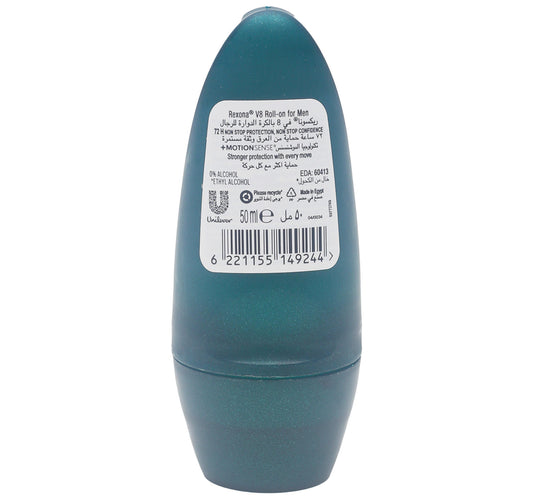 RexonaV8 Roll-On For Men 72H 50 ml