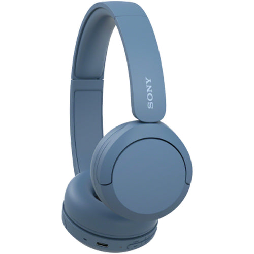 Sony Wireless Headphones with Microphone, Blue, WH-CH520