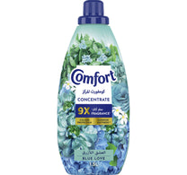 Comfort Concentrate Fabric Softener Blue Love 9x fragrance 1.5 Litres