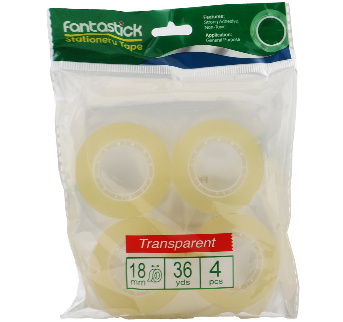 شريط شفاف من فانتاستيك، 18 مم × 36 ياردة