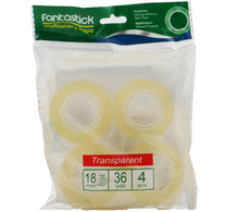 شريط شفاف من فانتاستيك، 18 مم × 36 ياردة