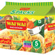 Wai Wai Noodles Vegetable 5 x 75 g
