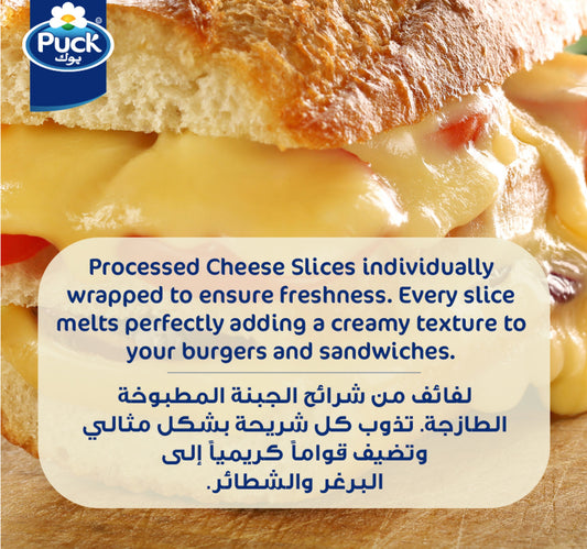Puck Cheddar Cheese 10 Slices 200 g