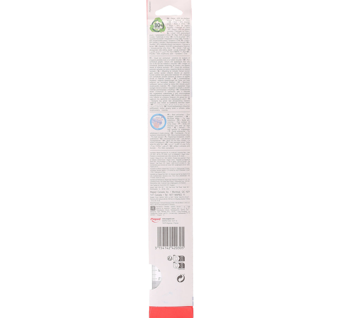 Maped Graphic Flat Ruler 30cm