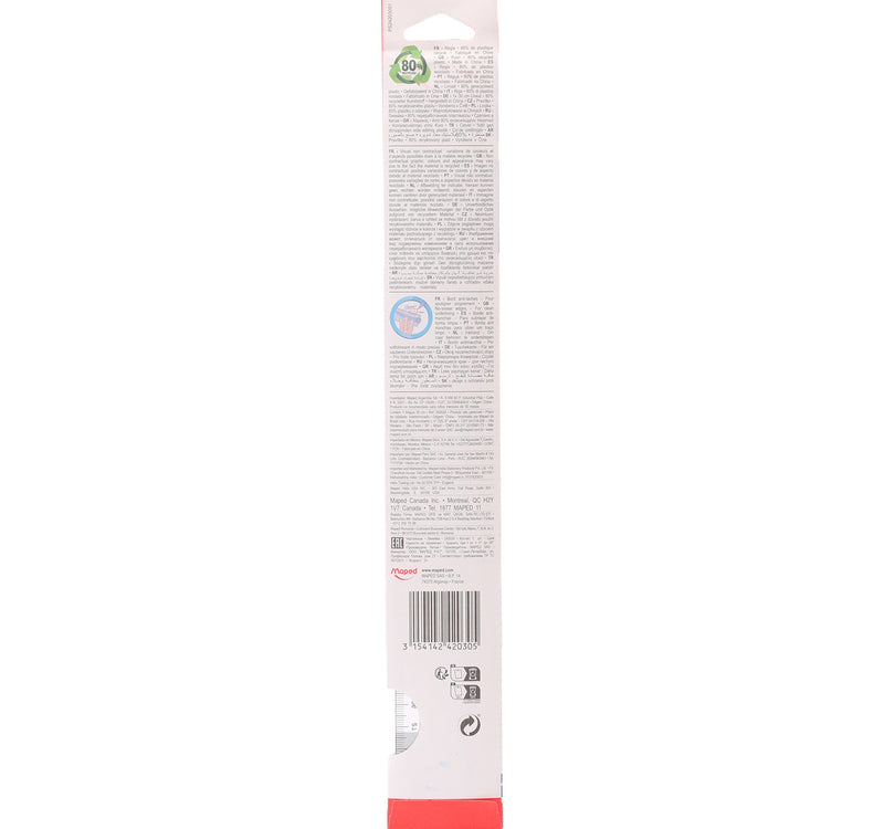 Maped Graphic Flat Ruler 30cm