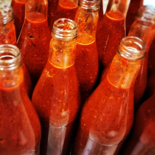 Hot red pepper souce