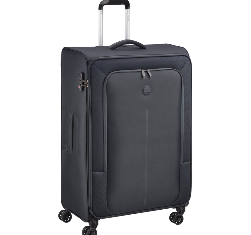 Delsey Caracas 4 Wheel Soft Trolley, 80 cm, Black