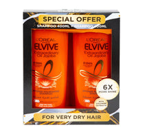 لوريال باريس إلفيف إكستراورديناري أويل جوجوبا شامبو مغذي مكثف للشعر 2 × 400 مل