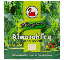 Al Wazah Royal Green Teabags 100 Teabags