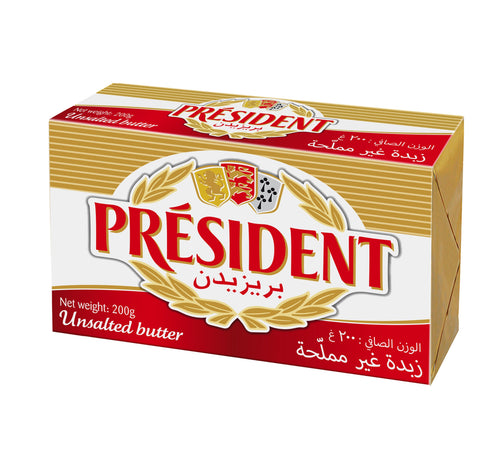 President Unsalted Butter 200 g