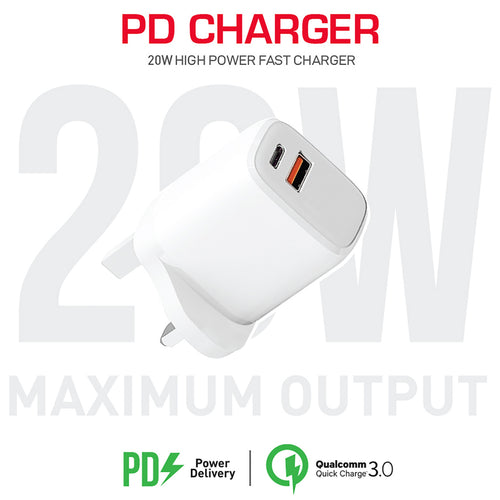 Trands 20W PD Travel Charger TR-AD331, White