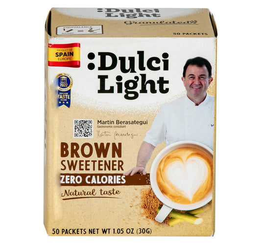 مُحلي دولشي بني فاتح خالي من السعرات الحرارية 50 قطعة 30 جم