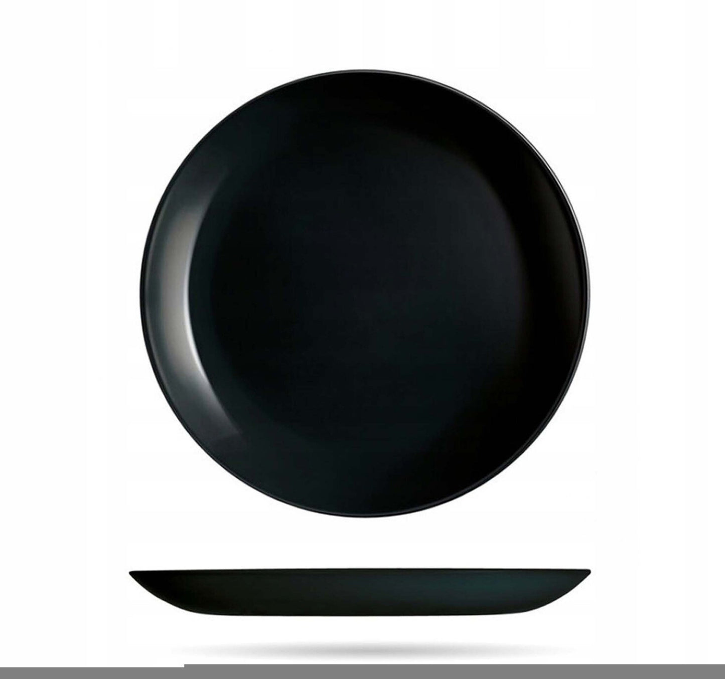 Luminarc Diwali Dessert Plate, 19 cm, Black, P0789