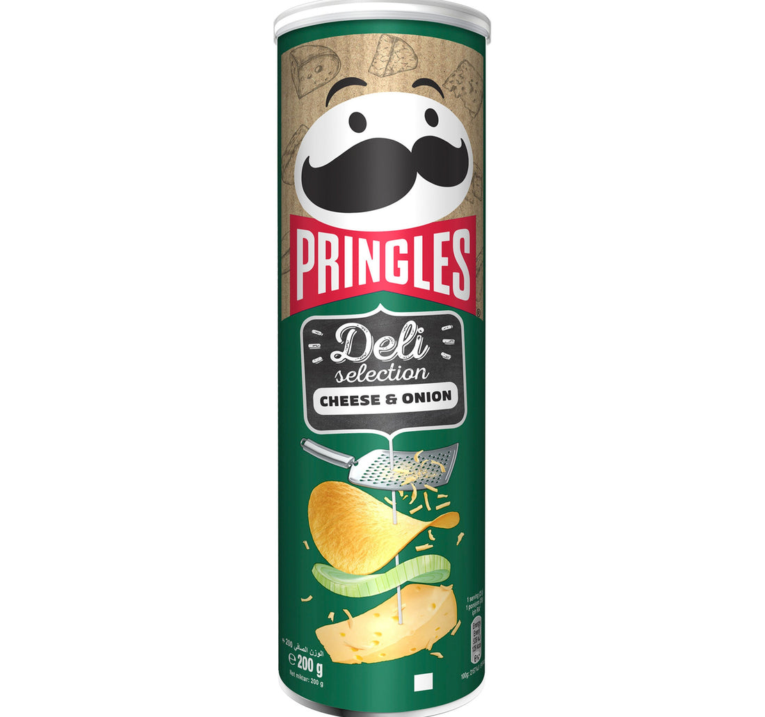 Pringles Deli Selection Cheese & Onion Flavour Chips 200 g