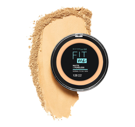 Maybelline Fit Me Matte + Poreless Powder Warm Nude 128 1 pc