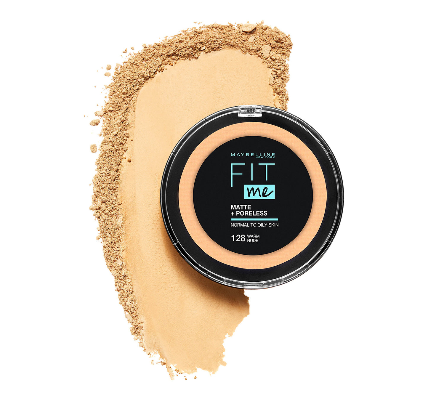 Maybelline Fit Me Matte + Poreless Powder Warm Nude 128 1 pc