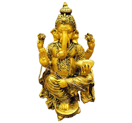 Maple Leaf Ganapathi Figurine Y-08