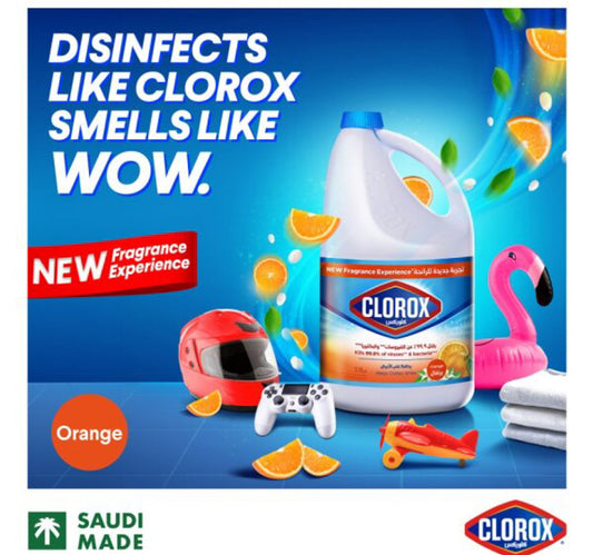 Clorox Liquid Bleach Orange Scent 3.78 Litres