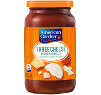 صلصة المعكرونة بالجبنة الثلاثة من أمريكان جاردن 397 جم